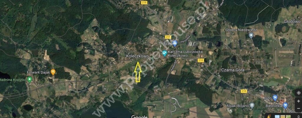 Działka na sprzedaż, pomorskie, Koleczkowo, Jeziorna - zdjęcie ofertowe nr 1