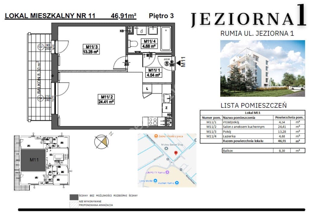 Mieszkanie na sprzedaż, pomorskie, Rumia, Jeziorna - zdjęcie ofertowe nr 5